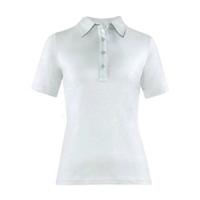 картинка Рубашка поло женская, размер L; хлопок, эластан; белый (04143856) Greiff от интернет-магазина Posuda-bar