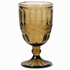 картинка Бокал д/вина «Соланж»; стекло; 275мл; D=8, H=14см; амбер (01050698) Tognana от интернет-магазина Posuda-bar