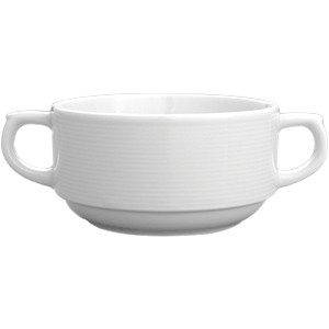 картинка Бульон. чашка «Это Рома»; фарфор; 300мл; H=55мм; белый (03120447) Lubiana от интернет-магазина Posuda-bar