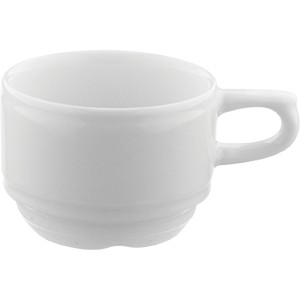 картинка Чашка кофейная «Нептун»; фарфор; 80мл; D=64мм; белый (03130451) Lubiana от интернет-магазина Posuda-bar