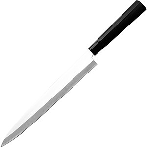 картинка Нож кухонный д/сашими; сталь нерж., дерево; L=40, 5/27см; металлич., черный (04072463) Kasumi от интернет-магазина Posuda-bar