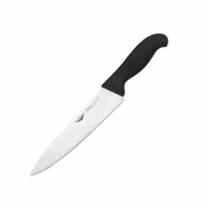 картинка Нож поварской; сталь нерж., полипроп.; L=335/200, B=40мм; черный, металлич. (04071208) Paderno от интернет-магазина Posuda-bar