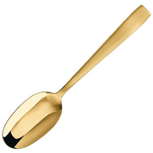 картинка Ложка кофейная «Флэт»; сталь нерж.; L=11см; золотой (03113325) Sambonet от интернет-магазина Posuda-bar