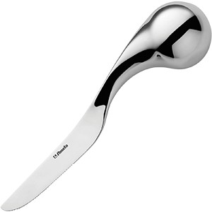 картинка Нож столовый д/людей с огран. возможн. с шарообр. ручкой; сталь нерж.; L=165/70, B=14мм (03112751) AMEFA от интернет-магазина Posuda-bar