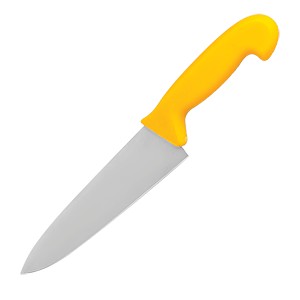 картинка Нож поварской; сталь; L=410/260, B=45мм; желт., металлич. (04070867) Felix от интернет-магазина Posuda-bar