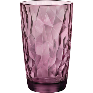 картинка Хайбол «Даймонд»; стекло; 470мл; D=85, H=144мм; фиолет. (01010671) Bormioli Rocco от интернет-магазина Posuda-bar