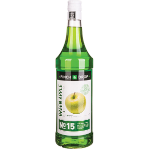 картинка Сироп Зеленое яблоко «Pinch&Drop»; стекло; 1л; D=85, H=330мм (05033912) Pinch&Drop от интернет-магазина Posuda-bar
