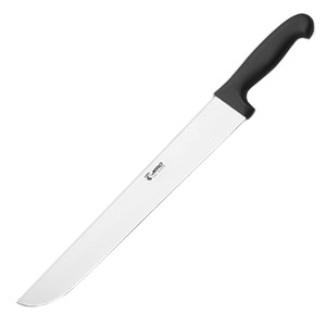 картинка Нож д/мяса; сталь нерж., полипроп.; L=31, 5см; черный, металлич. (04071825) Matfer от интернет-магазина Posuda-bar
