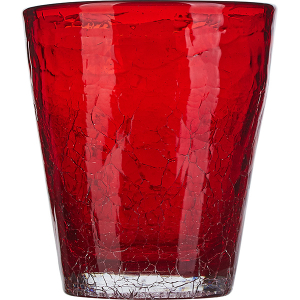 картинка Стакан «Колорс»; стекло; 310мл; H=10, 5см; красный (01011324) Tognana от интернет-магазина Posuda-bar