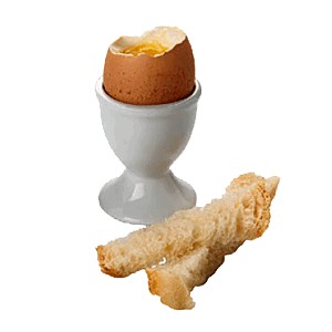 картинка Подставка д/яйца «Ин Ситу»; фарфор; D=50, H=63мм; белый (03171733) Matfer от интернет-магазина Posuda-bar