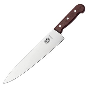 картинка Нож д/готового мяса с дерев. ручкой; коричнев., металлич. (04070245) Victorinox от интернет-магазина Posuda-bar