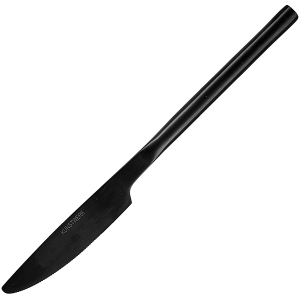 картинка Нож столовый «Саппоро бэйсик»; сталь нерж.; черный, матовый (03112789) Kunstwerk от интернет-магазина Posuda-bar