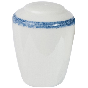 картинка Солонка «Блю дэппл»; фарфор; D=60/40, H=75мм; белый, синий (03170196) Steelite от интернет-магазина Posuda-bar