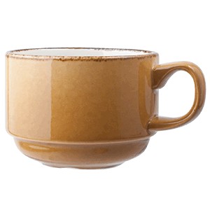 картинка Чашка чайная «Террамеса мастед»; фарфор; 225мл; D=8, H=6, L=11см; св.корич. (03140411) Steelite от интернет-магазина Posuda-bar