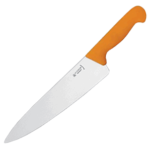 картинка Нож поварской «Шеф»; металл, пластик; L=20см; желт., металлич. (04071277) Matfer от интернет-магазина Posuda-bar