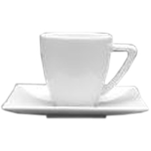 картинка Чашка кофейная «Классик»; фарфор; 70мл; D=55, H=60, B=80мм; белый (03130304) Lubiana от интернет-магазина Posuda-bar