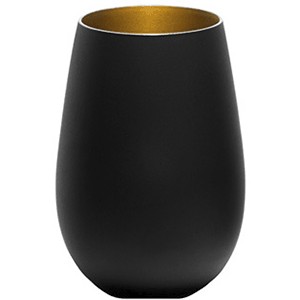 картинка Хайбол «Олимпик»; хр.стекло; 465мл; D=85, H=120мм; черный, золотой (01011045) Stoelzle от интернет-магазина Posuda-bar