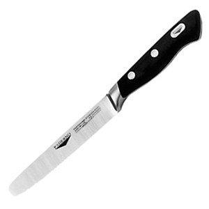 картинка Нож кухонный; L=11, B=2см; черный, металлич. (04071882) Paderno от интернет-магазина Posuda-bar
