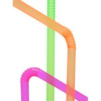 картинка Трубочки со сгибом неоновые[250шт]; пластик; D=5, L=240мм; разноцветн. (06030109) Ims от интернет-магазина Posuda-bar