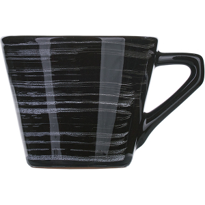 картинка Чашка чайная «Маренго»; керамика; 200мл; черный, серый (03141457) Борисовская Керамика от интернет-магазина Posuda-bar