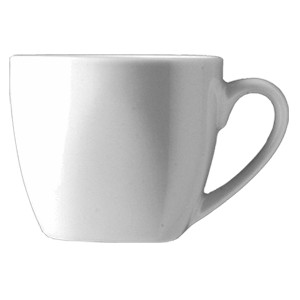 картинка Чашка кофейная «Сквэа»; фарфор; 80мл; D=62, H=50мм; белый (03130342) Tognana от интернет-магазина Posuda-bar