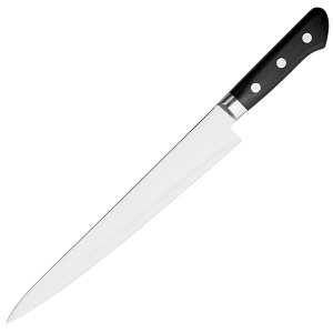 картинка Нож кухонный «Осака» односторонняя заточк; сталь нерж., полиоксиметилен; L=370/240, B=35мм (04072485) Sekiryu от интернет-магазина Posuda-bar