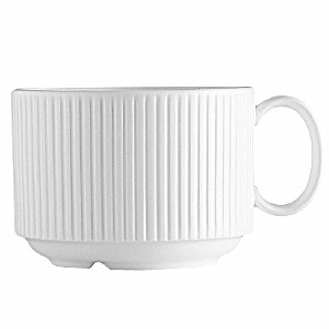 картинка Чашка чайная «Жансан»; фарфор; 180мл; D=77, H=58, L=100мм; белый (03140640) Chef&sommelier от интернет-магазина Posuda-bar