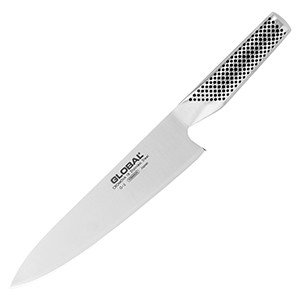 картинка Нож кухонный «Глобал»; сталь нерж.; L=200, B=89мм; металлич. (04071830) Matfer от интернет-магазина Posuda-bar