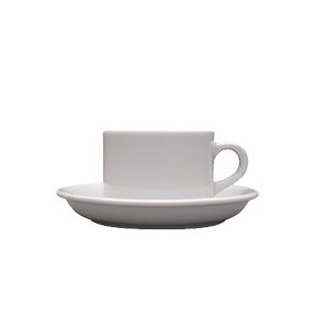 картинка Чашка чайная «Америка»; фарфор; 190мл; D=8, H=6, L=11, B=8см; белый (03140314) Lubiana от интернет-магазина Posuda-bar