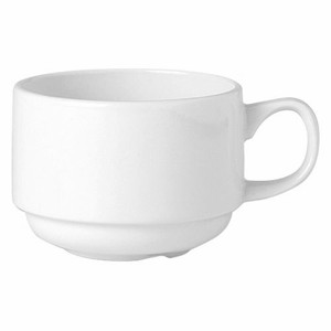 картинка Чашка кофейная «Симплисити вайт-Слимлайн»; фарфор; 100мл; D=65, H=50, L=85мм; белый (03130218) Steelite от интернет-магазина Posuda-bar