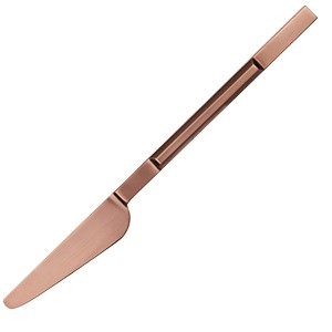 картинка Нож столовый «Койчи»; сталь нерж., медь (03112742) Serax от интернет-магазина Posuda-bar