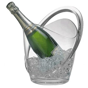 картинка Ведро д/шампанского; пластик; 3л; H=27, 5, L=23, B=22см; прозр. (03171379) Aps от интернет-магазина Posuda-bar