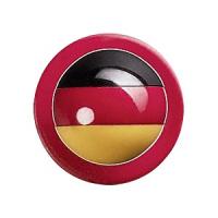 картинка Пукли «Флаг Германии»[12шт]; пластик; D=15мм; красный, черный (04143722) Greiff от интернет-магазина Posuda-bar