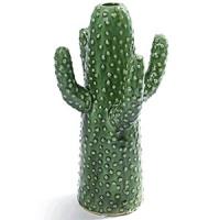 картинка Кактус декоративный M; керамика; H=29, L=18, 5, B=16, 5см; зелен. (03081602) Serax от интернет-магазина Posuda-bar