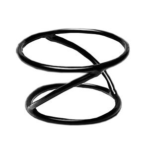 картинка Подставка; металл, резина; D=17, 8/15, 2, H=10, 2см; черный (04150613) Steelite от интернет-магазина Posuda-bar