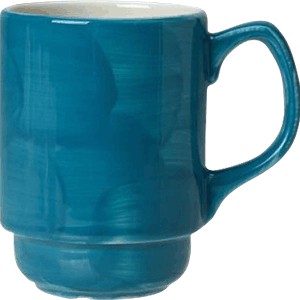 картинка Кружка «Фридом Блю»; фарфор; 260мл; белый, голуб. (03141146) Steelite от интернет-магазина Posuda-bar