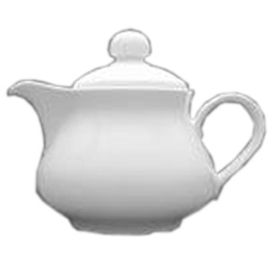 картинка Чайник «Версаль»; фарфор; 400мл; D=10, H=13, L=17см; белый (03150348) Lubiana от интернет-магазина Posuda-bar