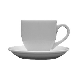 картинка Чашка кофейная «Америка»; фарфор; 100мл; D=67, H=60, L=100, B=67мм; белый (03130318) Lubiana от интернет-магазина Posuda-bar