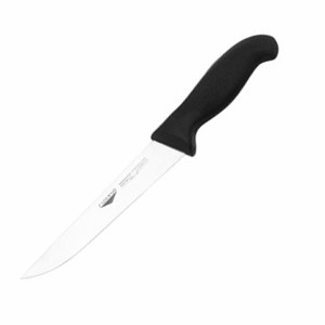 картинка Нож кухонный универсальный; сталь нерж., полипроп.; L=310/180, B=27мм; черный, металлич. (04071210) Paderno от интернет-магазина Posuda-bar
