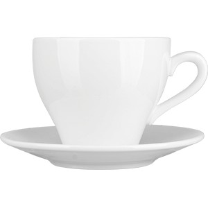 картинка Пара чайная «Кунстверк»; фарфор; 200мл; D=85/137мм; белый (03140973) Kunstwerk от интернет-магазина Posuda-bar