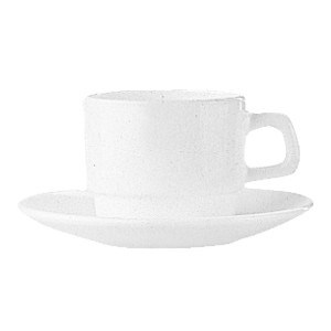 картинка Чашка чайная «Ресторан»; стекло; 250мл; D=85, H=70, L=110мм; белый (03140207) Arcoroc от интернет-магазина Posuda-bar