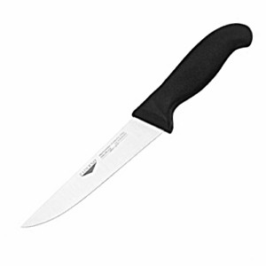 картинка Нож кухонный универсальный; сталь, пластик; L=295/160, B=30мм; черный, металлич. (04071227) Paderno от интернет-магазина Posuda-bar