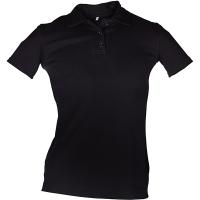 картинка Рубашка поло женская, размер 42; хлопок; черный (04149357) POV от интернет-магазина Posuda-bar