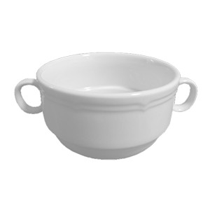 картинка Бульонная чашка «Увертюра»; фарфор; 340мл; D=11, H=6см; белый (03120266) Tognana от интернет-магазина Posuda-bar