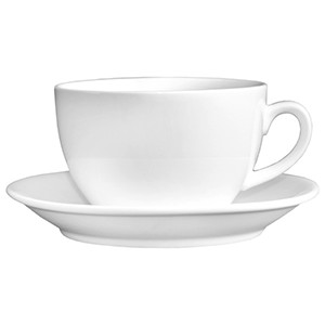 картинка Пара чайная «Кунстверк»; фарфор; 200мл; D=9, H=7, B=15см; белый (03140690) Kunstwerk от интернет-магазина Posuda-bar