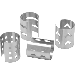 картинка Кольцо д/салфеток[4шт]; сталь нерж.; D=4, H=5см; металлич. (03170525) Eternum от интернет-магазина Posuda-bar