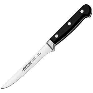 картинка Нож д/обвалки мяса «Класика»; сталь нерж., полиоксиметилен; L=14см; черный, металлич. (04072417) Arcos от интернет-магазина Posuda-bar