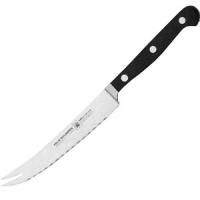 картинка Нож барный «Глория Люкс»; сталь, полипроп.; L=230/125, B=17мм; металлич., черный (02060220) Felix от интернет-магазина Posuda-bar