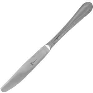 картинка Нож столовый «СОНЕТ»; сталь нерж.; L=220/114, B=20мм; металлич. (03110274) Trud от интернет-магазина Posuda-bar