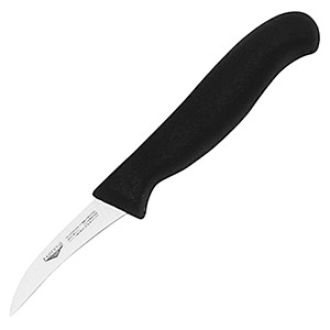 картинка Нож д/фигурной нарезки; сталь, пластик; L=175/65, B=25мм; черный, металлич. (09101288) Paderno от интернет-магазина Posuda-bar
